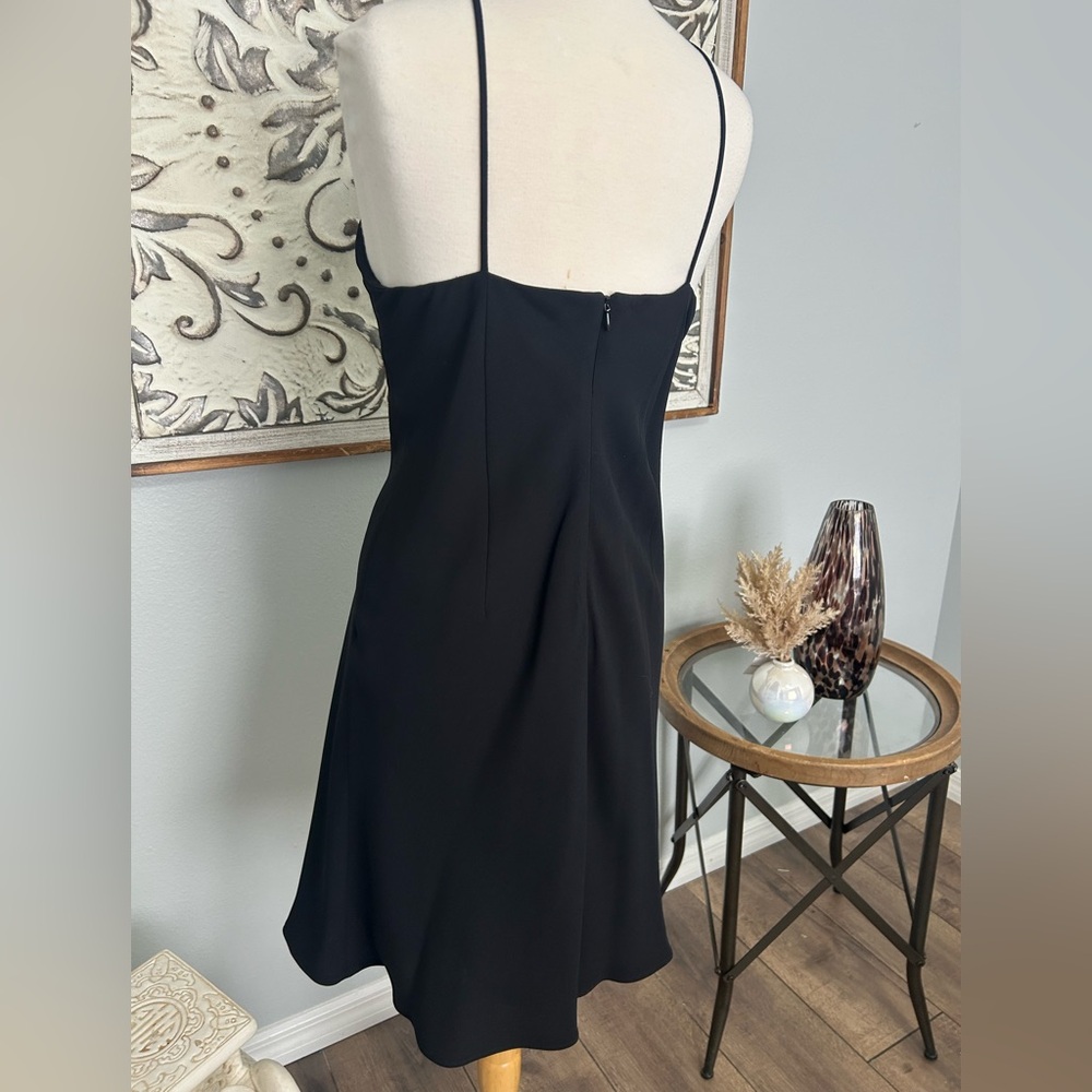 Evan Picone Black Asymmetrical Dress - Picture 7 of 8